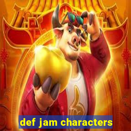 def jam characters